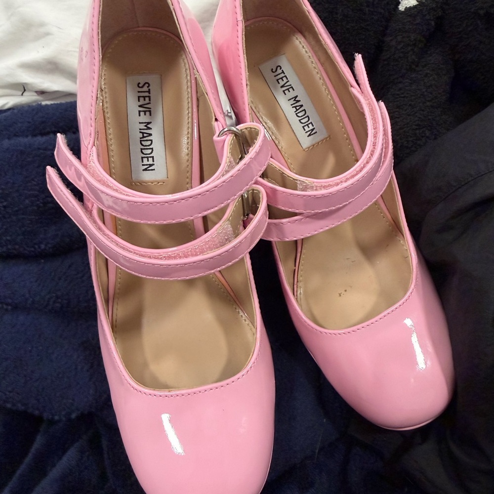 Steve Madden Pink Patent Heels